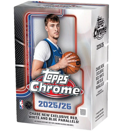 2025-26 Topps Chrome Basketball Value Box 4x Lot - authentic Topps product