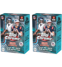 2025 Topps Chrome Football Value Box 2x Lot