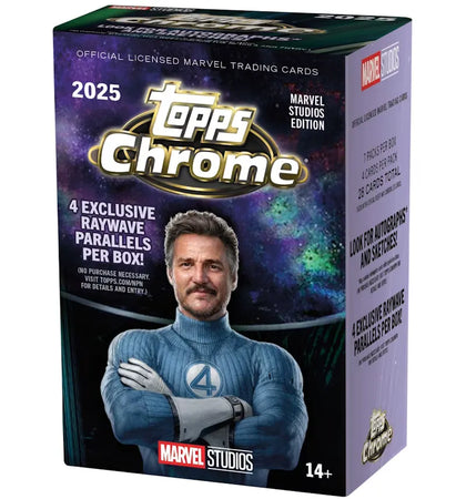 2025 Topps Chrome Marvel Studios Value Box - authentic Topps product