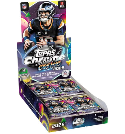 2025 Topps Cosmic Chrome Football Hobby Box - authentic Topps product