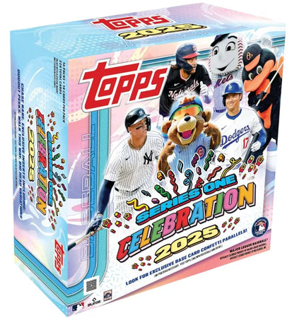 2025 Topps Series 1 Celebration MLB Baseball Mega Box - authentic Topps product