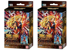 2026 Bandai Dragon Ball Super TCG Fusion World The Phase of Evolution Starter Deck FS11 2x Lot - vue 360