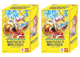 2026 Bandai One Piece Card Game Double Pack Set Vol.10 DP-10 Double Pack 2x Lot - vue 360
