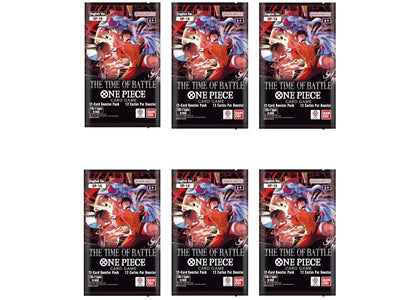 2026 Bandai One Piece Card Game The Time of Battle OP-19 Booster Pack 6x Lot - product view 2