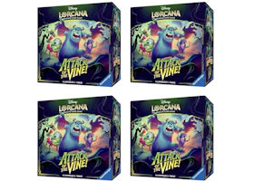 2026 Disney Lorcana Attack of the Vine! Illumineers Trove 4x Lot - authentic Disney Lorcana product