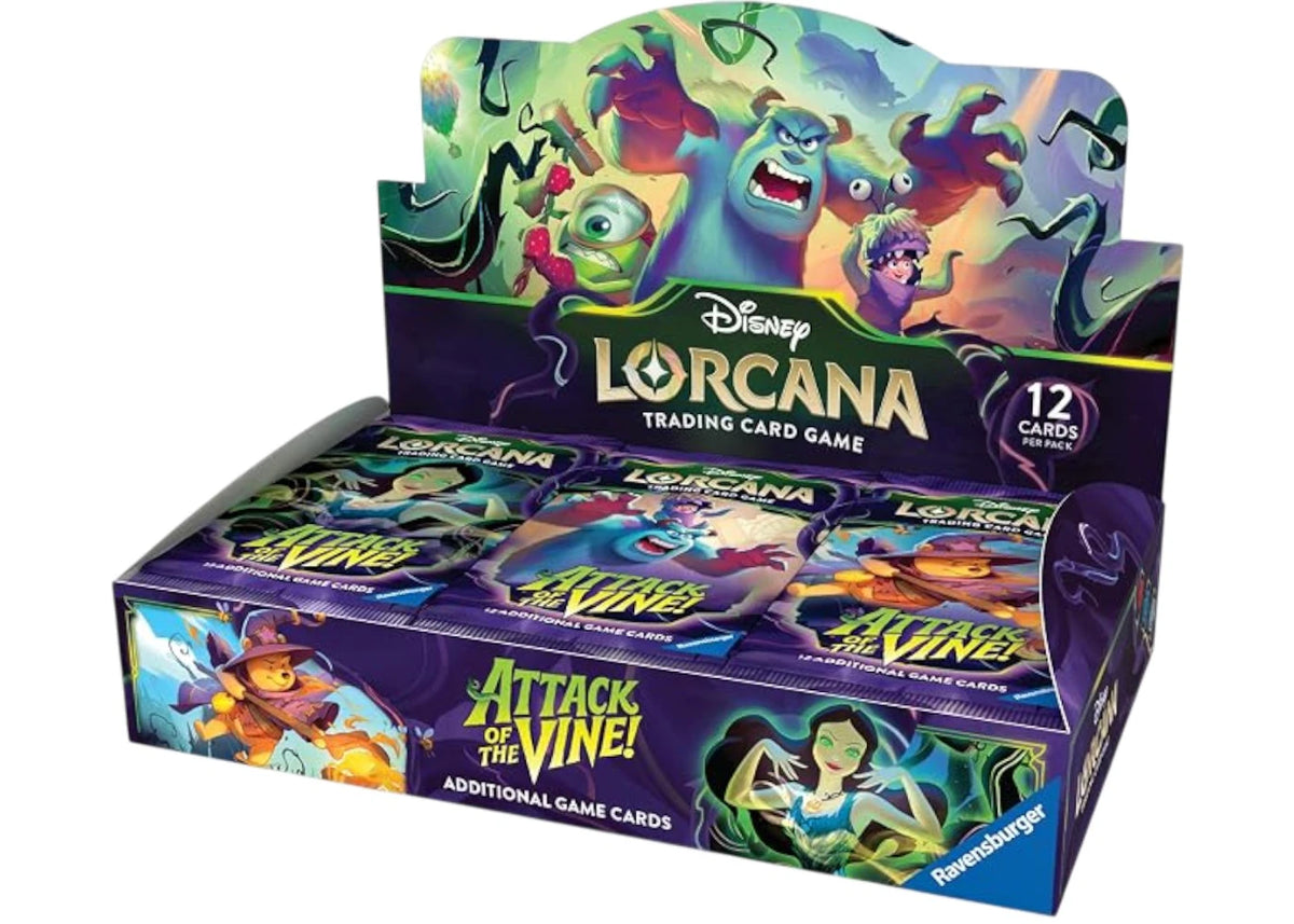 2026 Disney Lorcana Ravensburger Attack of the Vine! Booster Pack Display - vue secondaire A