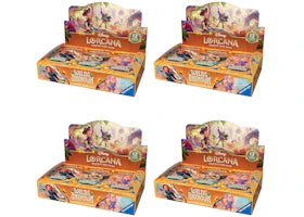2026 Disney Lorcana Ravensburger Wilds Unknown Booster Box Sealed Case-4 Boxes - vue 360
