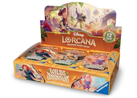 2026 Disney Lorcana Ravensburger Wilds Unknown Booster Pack Display - vue 360