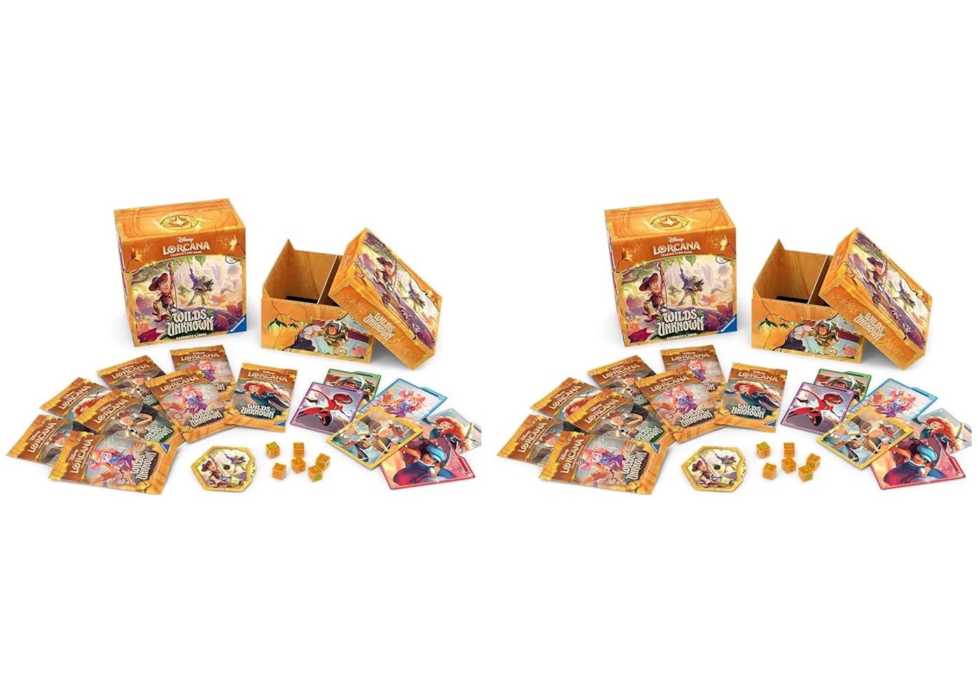 2026 Disney Lorcana Ravensburger Wilds Unknown Illumineer's Trove 2x Lot - vue 360