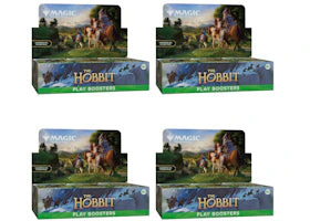 2026 Magic the Gathering The Hobbit Play 30ct Booster Box 4x Lot - vue 360