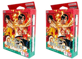 2026 One Piece One Piece Card Game Start Deck EX Luffy&Ace 2x Lot (Japanese) - vue 360