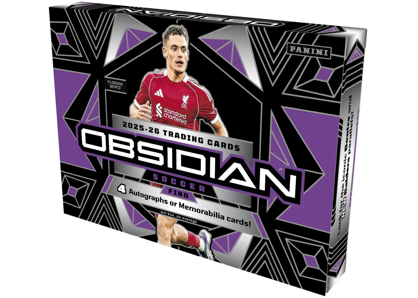 2026 Panini Obsidian Soccer Hobby Box - vue 360