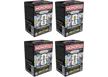 2026 Panini Prizm Monopoly FIFA World Cup Booster Box 4x Lot - authentic Panini product