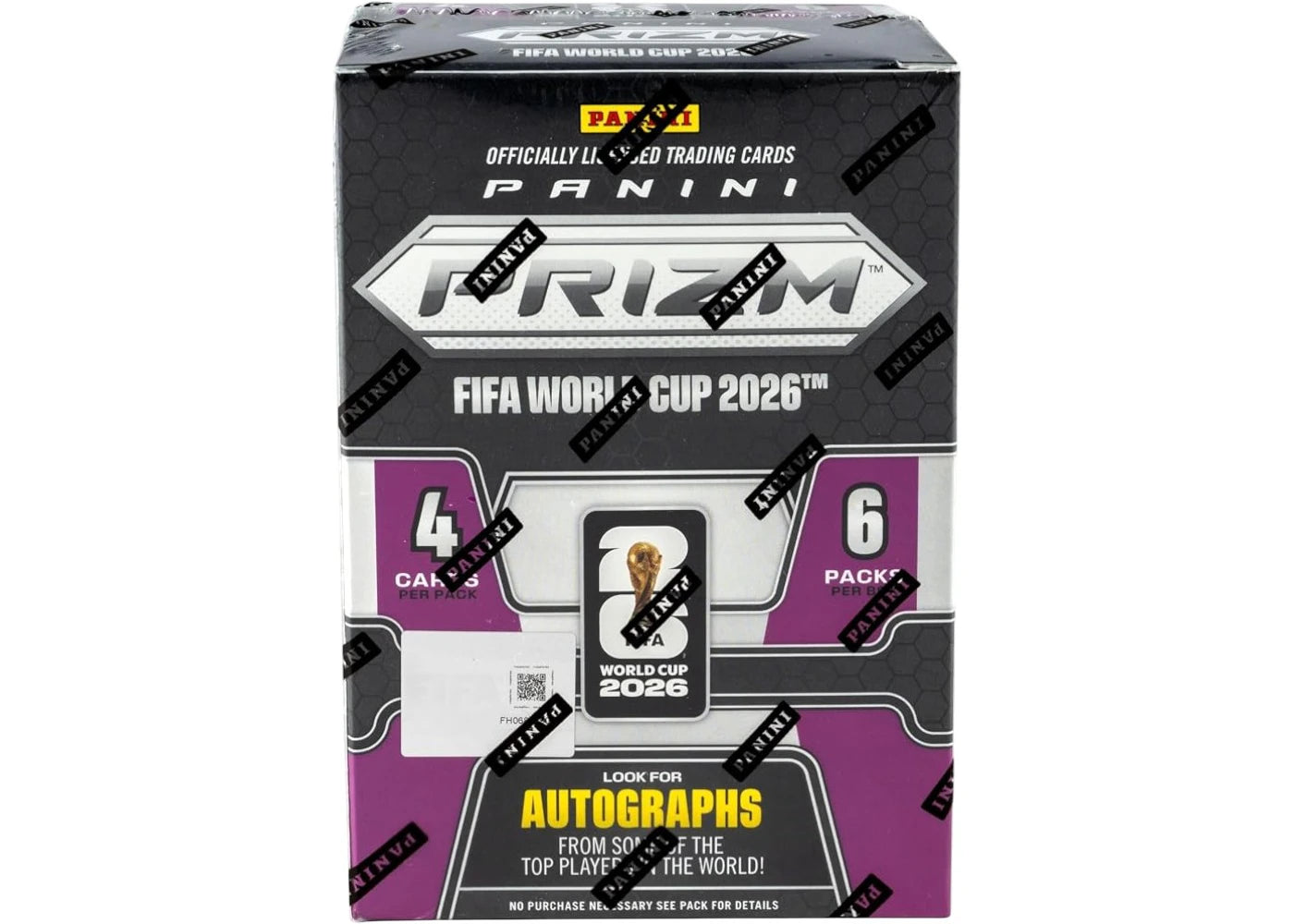 2026 Panini Prizm World Cup Soccer Blaster Box Amazon Exclusive (Purple Parallels) - vue secondaire A