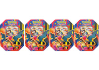 2026 Pokémon Mega Charizard Y ex Tin 4x Lot