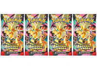 2026 Pokémon Mega Evolution Ascended Heroes Booster Pack 4x Lot
