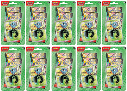 2026 Pokémon Mega Evolution Ascended Heroes Collection (Erika) Blister Pack (10x Lot) - authentic Pokemon product