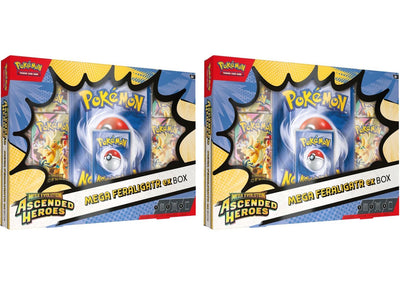 2026 Pokemon Mega Evolution Ascended Heroes Mega Feraligatr ex Box 2x Lot