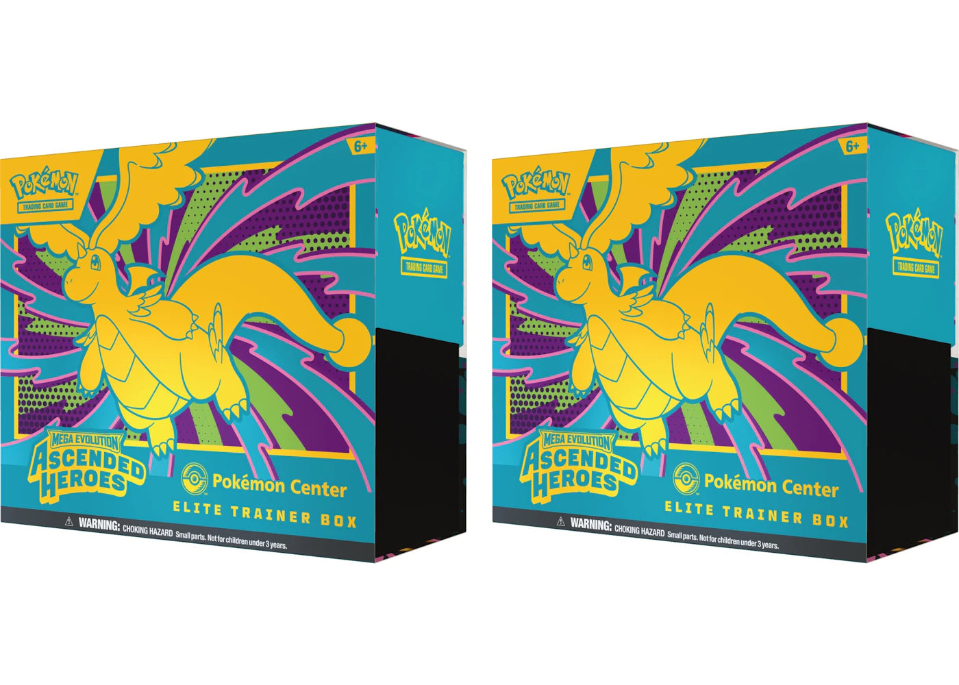 2026 Pokémon Mega Evolution Ascended Heroes Pokemon Center Elite Trainer Box 2x Lot - vue secondaire A