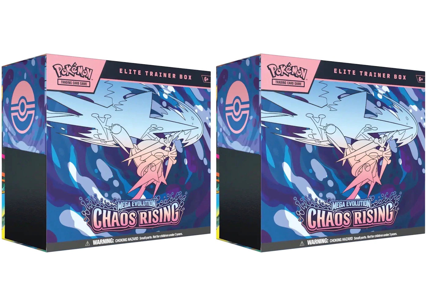 2026 Pokémon Mega Evolution Chaos Rising Elite Trainer Box 2x Lot - vue secondaire A
