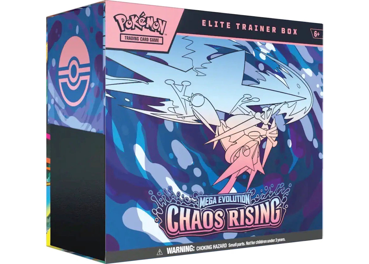 2026 Pokémon Mega Evolution Chaos Rising Elite Trainer Box - vue 360