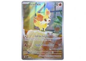 2026 Pokémon Mega Evolution Chaos Rising Fennekin Promo Pokemon Center Stamped Ungraded