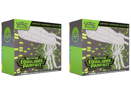 2026 Pokémon Mega Evolution Equilibre Parfait Elite Trainer Box French Version 2x Lot - authentic Pokemon sneakers