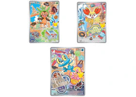 2026 Pokémon Mega Evolution First Partner Illustration Collection Series 3 Generation 6 First Partner Collection Set of 3 (Chespin/ Fennekin/ Froakie) Ungraded