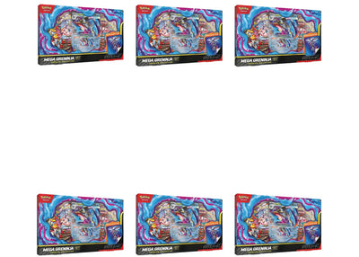 2026 Pokémon Mega Evolution Mega Greninja Ex Premium Collection 6x Lot