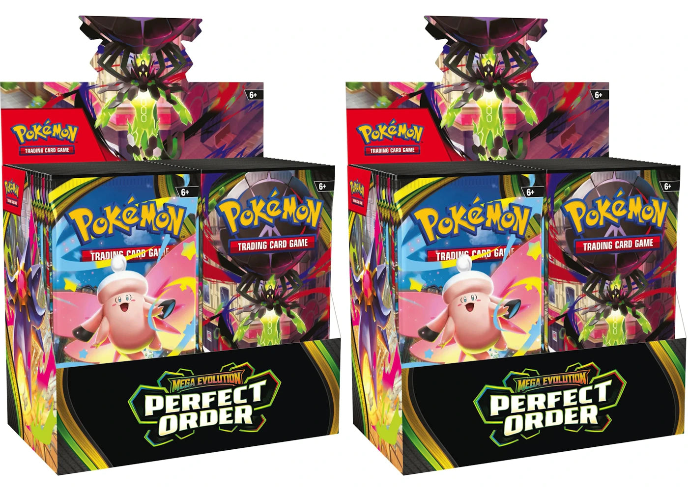 2026 Pokémon Mega Evolution Perfect Order Booster Box 2x Lot - vue 360