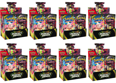 2026 Pokémon Mega Evolution Perfect Order Booster Box 8x Lot