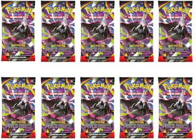 2026 Pokémon Mega Evolution Pitch Black Booster Pack (Random Pack Art) 10x Lot - vue 360