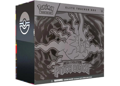 2026 Pokémon Mega Evolution Pitch Black Elite Trainer Box - authentic Pokemon sneakers