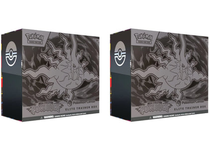 2026 Pokémon Mega Evolution Pitch Black Pokemon Center Elite Trainer Box 2x Lot - authentic Pokemon sneakers