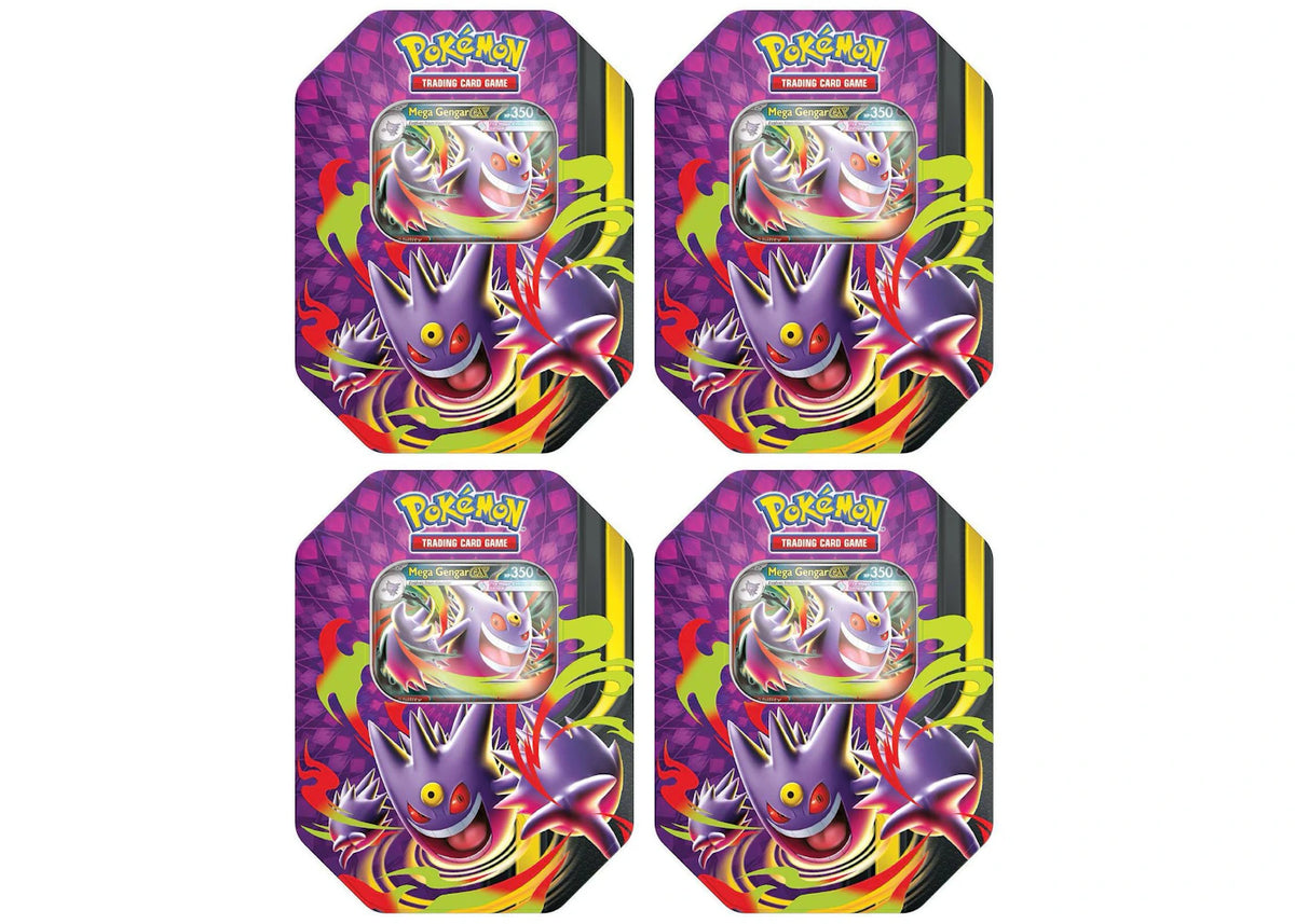 2026 Pokémon Mega Gengar Mega Moonlit Tin 4x Lot - vue secondaire A