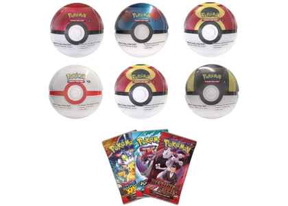 2026 Pokémon Pokeball Costco 6 Tin Case - authentic Pokemon product