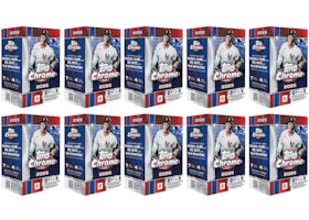 2026 Topps Chrome Baseball Blaster Box 10x Lot - vue 360