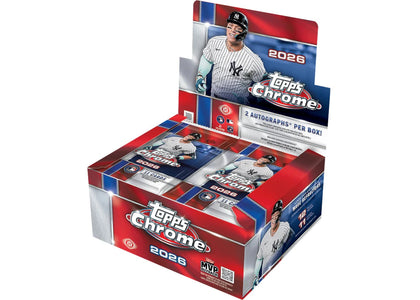 2026 Topps Chrome Baseball Jumbo Box - authentic Topps product