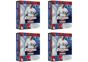 2026 Topps Chrome Baseball Mega Box 4x Lot - vue 360