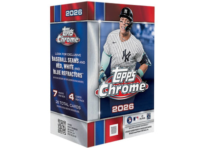 2026 Topps Chrome Baseball Value Box - authentic Topps product