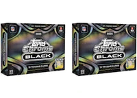 2025 Topps Chrome Black Football Hobby Box 2x Lot