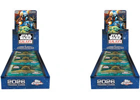 2026 Topps Chrome Galaxy Hobby Box 2x Lot - vue 360