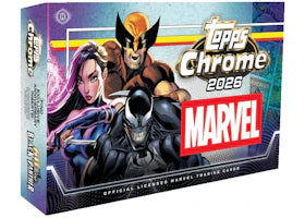 2026 Topps Chrome Marvel Comics Hobby Box - vue 360