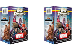 2026 Topps Chrome Marvel Comics Value Box 2x Lot - vue 360