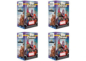 2026 Topps Chrome Marvel Comics Value Box 4x Lot - vue 360