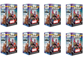 2026 Topps Chrome Marvel Comics Value Box 8x Lot - vue 360