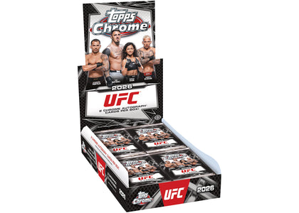 2026 Topps Chrome UFC Hobby Box - authentic Topps product