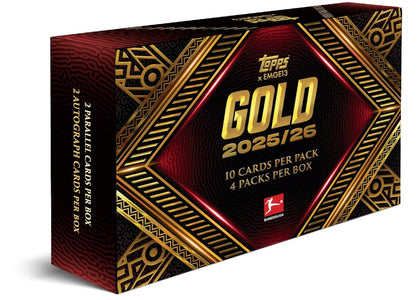 2026 Topps EMGE13 Bundesliga Gold 2026 Hobby Box - authentic Topps product