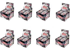 2026 Topps Flagship Football Jumbo Box 8x Lot - vue 360