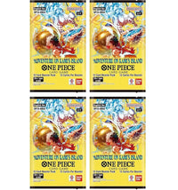2026 Bandai One Piece Card Game Adventure on KAMI's Island OP-15 Booster Pack 4x Lot